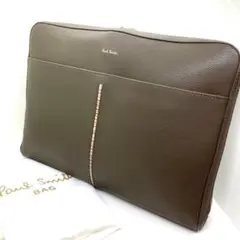 Paul Smith ポールスミス インセットマルチストライプ クラッチバッグ