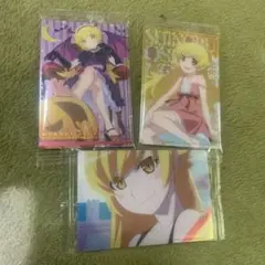 【未開封品】◇物語シリーズ オフ＆モンスターシーズン ウエハース　忍野忍三種◇