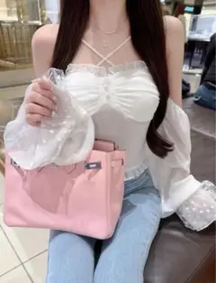 【新品未開封】 Lumignon Mellow Heart Tulle Top