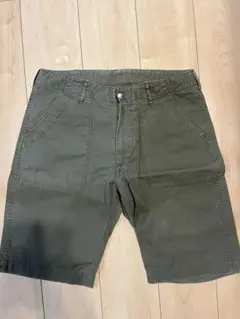 DANTON オリーブ ショートパンツ