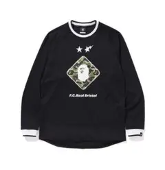 BAPE × FCRB L/S EMBLEM TEE 長袖 Sサイズ