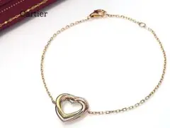Cartier カルティエ 750 トリニティハート ブレスレット スリーカラー