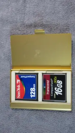 SanDisk 128MB & Transcend 16GB コンパクトフラッシ