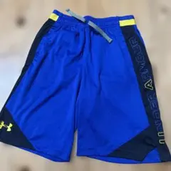 UNDER ARMOUR ハーフパンツ 青黒YXL160サイズ