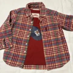 ピンクハウス カールヘルム 長袖シャツ タンクトップ セット 90 95