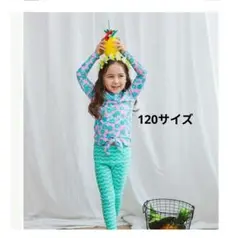 女の子用水着セット（花柄・波模様）