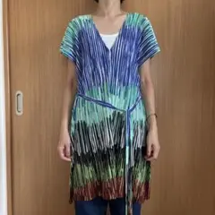 古着 PLEATSPLEASE ワンピース イッセイミヤケ プリーツプリーズ