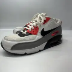 $ WMNS Air Max 90 ホワイト/レッド/グレー/ブラック