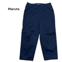 Marute ✨カジュアルパンツ　クロップド　アンクル　コットンブレンド　M
