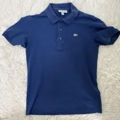 LACOSTE ネイビー スリムフィット ポロシャツ US XS