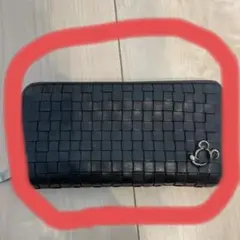 サマンサキングズ‼️ディズニーコレクション ミッキーブロックメッシュ 長財布