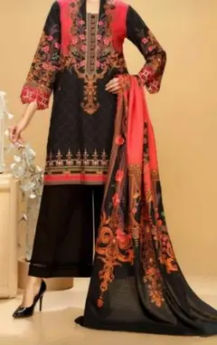 Punjabi dress embroidered winter dress
