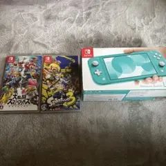 Nintendo Switch Lite ターコイズ 本体 スマブラ スプラ3