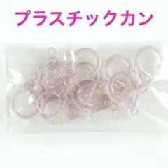 プラスチックカニカン（プラカニカン）ラメパープル ナスカン10個