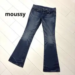 マウジー　フレアデニム　ローライズ　moussy ブーツカット　26