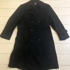 米軍 フィッシュテール ミリタリー オール ブラック コート ジャケット 90s
