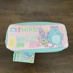 ディズニー　ピクサー　モンスターズインク　ペンケース　水色　サンスター