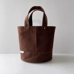 【限定販売】オーバルトート『チョコレート』ハンドメイド