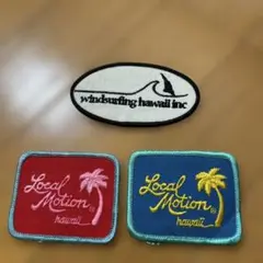 Local Motion Hawaii 刺繍パッチセット