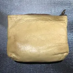 50s 細筆記体黒タグ エルエルビーンレザーポーチ/フィッシングポーチ