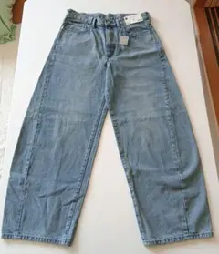 GU メンズ　バレルレッグジーンズ　 30インチ　【未使用品】