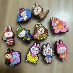 LABUBU ラブブ ジビッツ クロックス シューズアクセサリー 10個セット