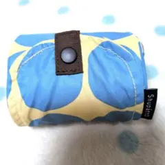 Shupito 折りたたみエコバッグ 水玉模様　サイズＬ