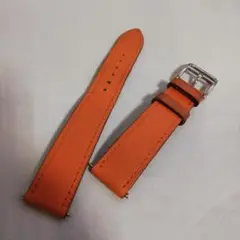 204 エルメス HERMES Hウォッチ レザーベルト 付け替え オレンジ