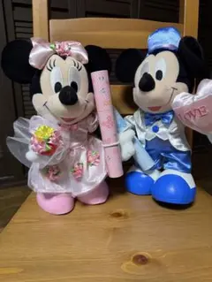 ディズニー ミッキーマウス ミニーマウス ウェディング ぬいぐるみ