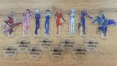 エヴァンゲリオン　メッツ　アクリルスタンド　コンプリート　8体セット