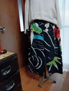古いのぼり旗リメイクコクーンパンツ お値下げしました