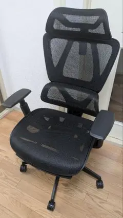 ニトリ　オフィスチェア OC707　ブラック　メッシュ