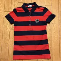 LACOSTE ストライプ ポロシャツ 38