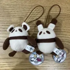 【新品タグ付き　2個セット】へもぱんだ　ミニマスコット　プライズ