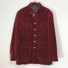 ポールスミス コレクション ベルベット ジャケット ボルドー
