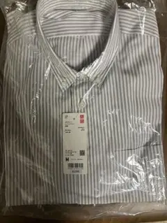 UNIQLO EFCブロードストライプシャツ（長袖）　Mサイズ