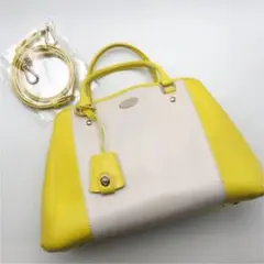 ☆COACH コーチ 2way バイカラー ショルダーバッグ