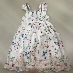 Cath Kidson いちご柄ワンピース　花柄　小鳥　フリル
