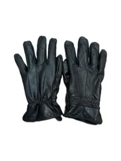 BLACK LAMB LEATHER GLOBE 手袋 レザー デッドストック