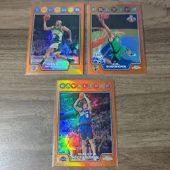 2008-09 Topps Chrome Orange Refractor 3枚