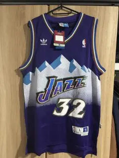 カールマローン Jazz 32番 ユニフォーム Lサイズ adidas