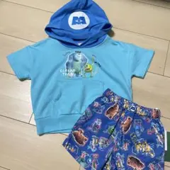 新品未使用品ディズニー　ピクサー　モンスターズインク　80サイズ 半袖　なりきり