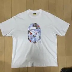 A BATHING APE エイプ Tシャツ 白 L エイプヘッド