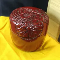 鎌倉彫大棗 大棗 刀痕 – 鎌倉彫 山水堂