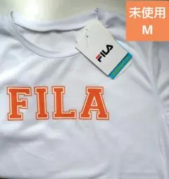 【未使用・タグ付】FILA フィラ 半袖Tシャツ ホワイト紫外線カット Mサイズ