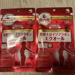 小林製薬の栄養補助食品 発酵大豆イソフラボン エクオール 30粒