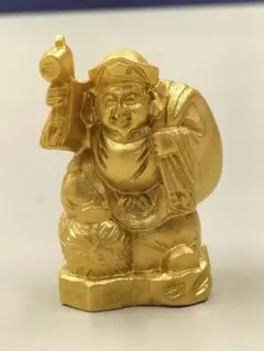 ミニチュア金色の福の神像