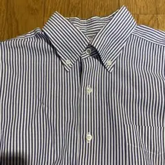 アイビー ボタンダウンシャツ ストライプ コットン100%