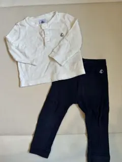 ベビー服 長袖Tシャツとレギンスセット