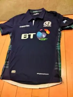 極美品 S ラグビー スコットランド代表 ジャージ 2019W杯モデル 日本製 ラグビー スコットランド代表 2019年 ホームジャージ S